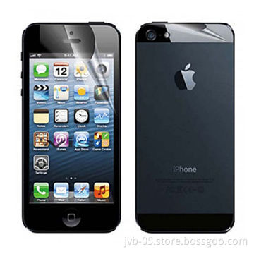 Screen Protectors for iPhone 5 (Clear and Durable), Easy to Apply with Less Bubble